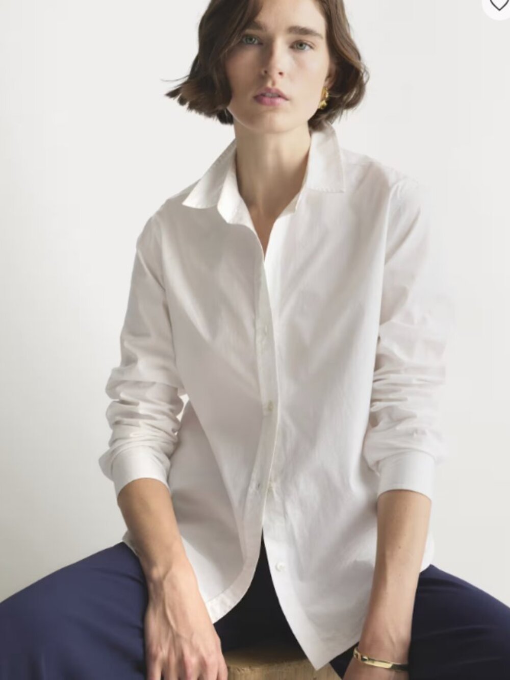 Quince White Button-Down Shirt NWT